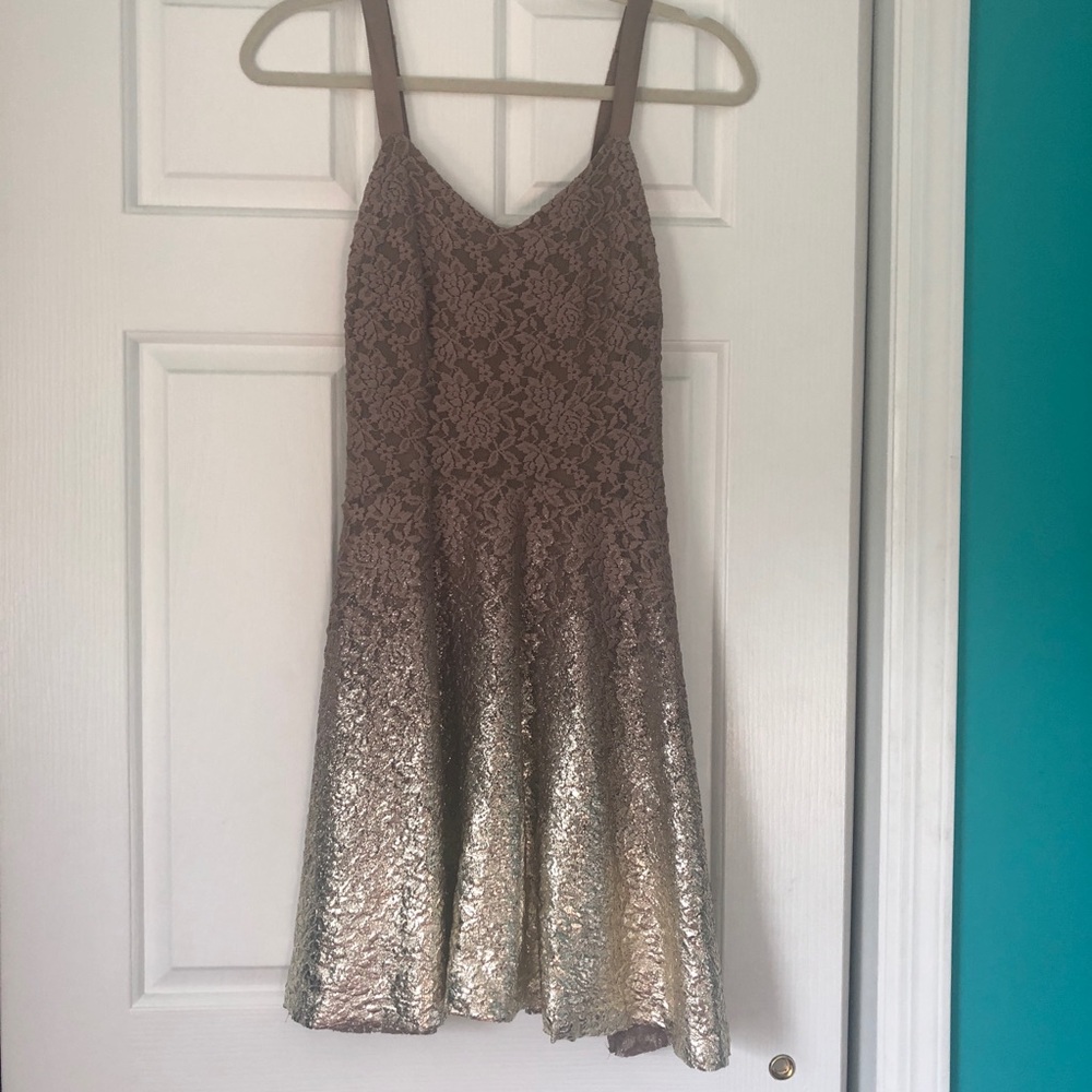 NWOT Free People golden dress